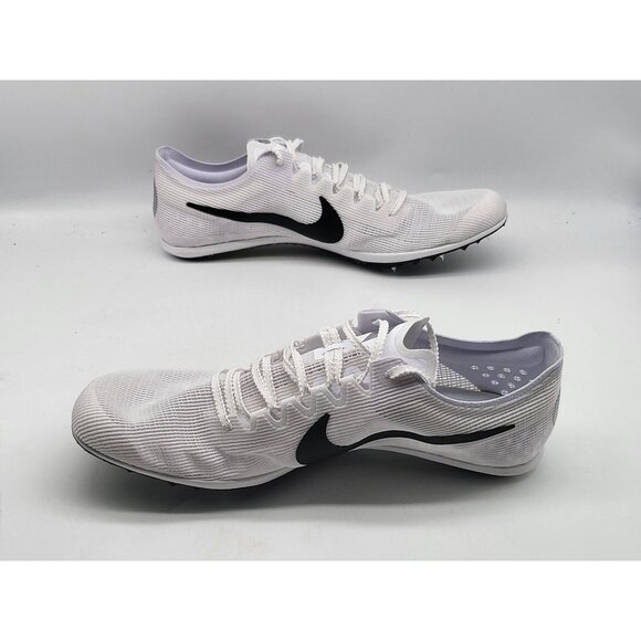 Nike Zoom Mamba 6 White Distance Track With Spikes DR2733-100 Size 10.5 - Picture 4 of 11